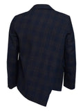 Comme des Garçons Homme Deux plaid zip jacket