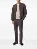 MEGUSTA  logo-embroidered zipped jacket